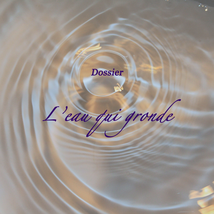 Dossier : l'eau qui gronde Dossier : l'eau qui gronde